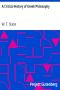 [Gutenberg 33411] • A Critical History of Greek Philosophy